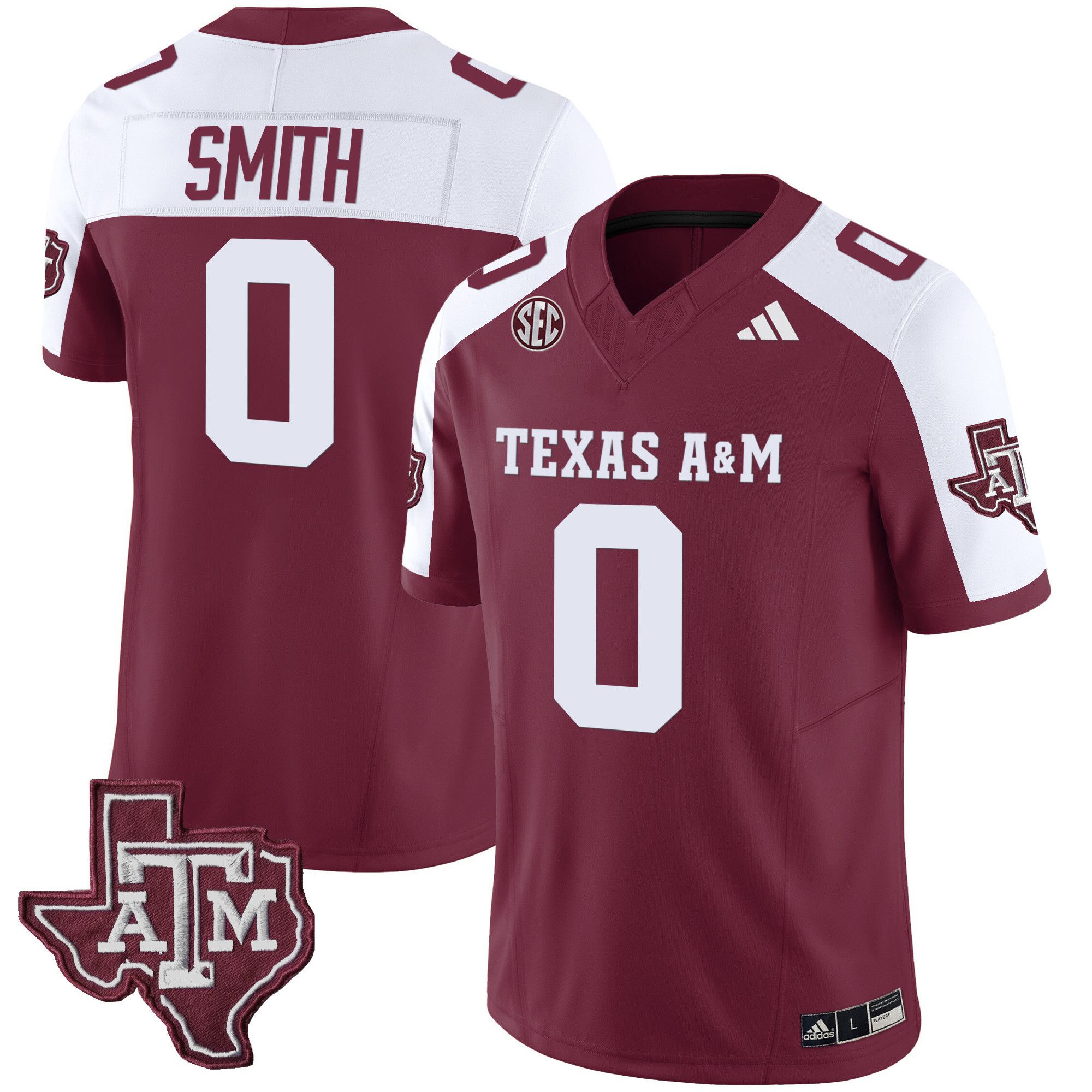Men Texas A&M Aggies #0 Smith Red 2024 Vapor Limited NCAA Jersey->indianapolis colts->NFL Jersey